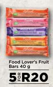 Food Lover's Fruit Bars-For 5 x 40g