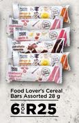 Food Lover's Cereal Bars Assorted-For 6 x 28g