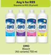 Omo Bleach (All Variants)-For Any 4 x 750ml