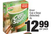 Knorr Cup A Soup (Selected)-4's Per Pack