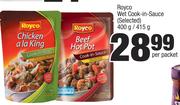 Royco Wet Cook-in-Sauce (Selected)- 400g/415g Per Packet