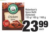 Robertson's Spice Refill (Selected)-120g/160g/168g Each
