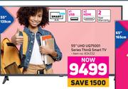 LG 55" UHD UQ75001 Series ThinQ Smart TV