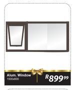 Alum Window 1500 x 600