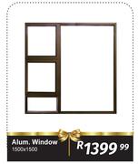 Alum Window 1500 x 500