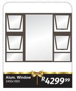 Alum Window 2400 x 1800