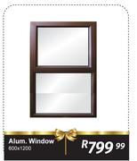 Alum Window 600 x 1200
