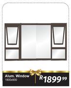 Alum Window 1800 x 900