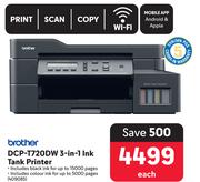 Brother DCP-T720DW 3 In 1 Ink Tank Printer