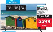 Hisense 43" (109cm) Smart UHD TV 43A6N