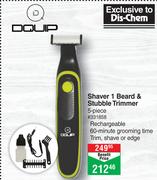 Dquip 5 Piece Shaver 1 Beard & Stubble Trimmer