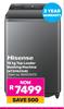 Hisense 18Kg Top Loader Washing Machine WT311823UB