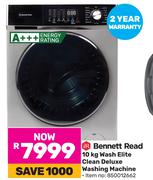 Bennett Read 10Kg Wash Elite Clean Deluxe Washing Machine