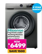 Hisense 9Kg Front Loader Washing Machine WFQP9012VMT
