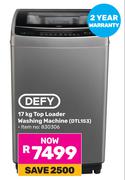 Defy 17Kg Top Loader Washing Machine DTL153