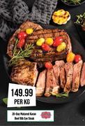 28-Day Matured Karan Beef Rib Eye Steak-Per Kg