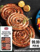 Food Lover's Karan Beef (Original Or Chilli) Boerewors-Per Kg
