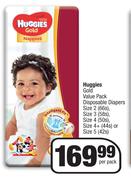 Huggies Gold Value Pack Disposable Diapers-Per Pack