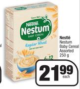 Nestle Nestum Baby Cereal Assorted-250g Each