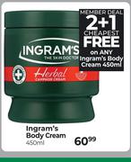 Ingram's Body Cream-450ml