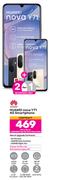 2 x Huawei Nova Y71 4G Smartphone-On 1.2GB Red Top Up Core More Data + On Promo 75