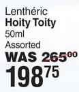 Lentheric Hoity Toity Assorted-50ml