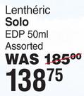 Lentheric Solo EDP Assorted-50ml