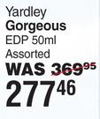 Yardley Gorgeous EDP-50ml