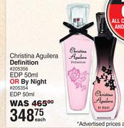 Christina Aguilera Definition EDP 50ml Or By Night EDP 50ml-Each