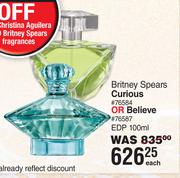 Britney Spears Curious Or Believe EDP-100ml Each