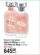 Naomi Campbell Gere To Shine Or Here To Stay EDT-50ml Each