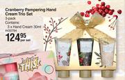 Nature's Nourishment Cranberry Pampering Hand Cream Trio Set 3 Pack-Per Set