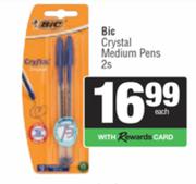 Bic Crystal Medium Pens-2s