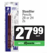 Staedtler Pencils 2B Or 2H-2s