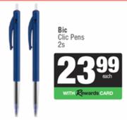 Bic Clic Pens-2s