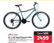 Raleigh 24" Or 26" Rapid Mountain Bike-Each