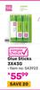 Simple Choice Glue Sticks 3X43Gm 543923