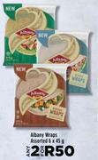Albany Wraps Assorted-For 2 x 6 x 45g