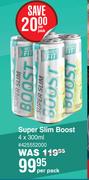 Body Fit Super Slim Boost-4 x 300ml Per Pack