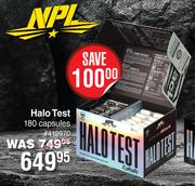 NPL Halo Test 180 Capsules