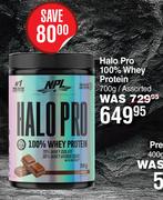 NPL Halo Pro 100% Whey Protein Assorted-700g