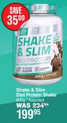 Body Fit Shake & Slim Diet Protein Shake Assorted-600g