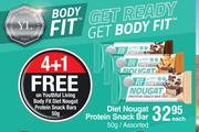 Body Fit Diet Nougat Protein Snack Bar Assorted-50g Each