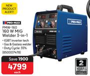 Pro Max 160W Mig Welder 3 In 1 PMW-160