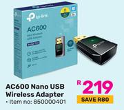 TP-Link AC600 Nano USB Wireless Adapter