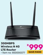 TP-Link 300 Mbps Wireless N 4G LTE Router