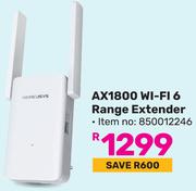 TP-Link AX1800 WiFi 6 Range Extender
