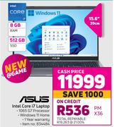 Asus 15.6" (39cm) Intel Core i7 Laptop