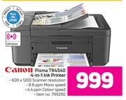 Canon Pixma TR4540 4 In 1 Ink Printer