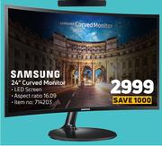 Samsung 24" Curved Monitor 